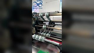 Film Gulungan Pencetakan Warna Film Kemasan Makanan Cetak Kustom Definisi Tinggi