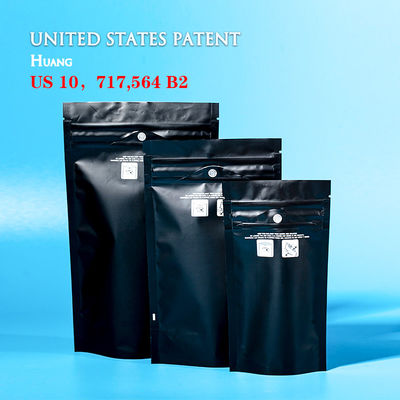 Custom Anak Kunci Aman Panas Seal Top Aluminium Mylar 5 Oz Berdiri Zip Top Tas