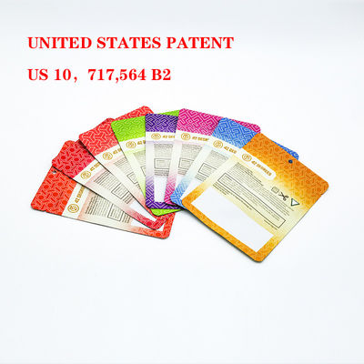 Tas Mylar tahan bau khusus untuk anak-anak dengan kunci ritsleting plastik yang aman untuk kemasan tembakau