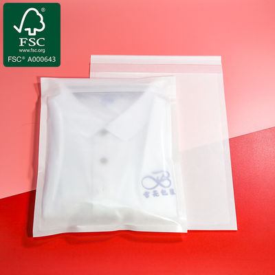 Kantong kertas kaca lilin cetak khusus untuk kemasan T-shirt