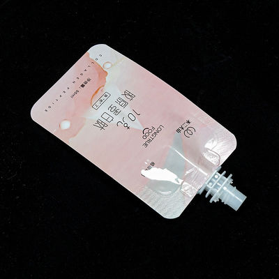 Custom Printing Standing Spout Bag Jelly Milky Juicy Liquid Packaging Spout Bag