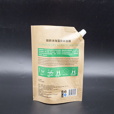 Custom Standing Spout Pouch Jelly Powder Liquid Packaging Spout Pouch Bag Dengan Jendela Terbuka