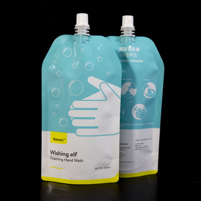 Makanan Aman Standable Juice Spout Bag Dengan Kebocoran-Resistant Disesuaikan Spout