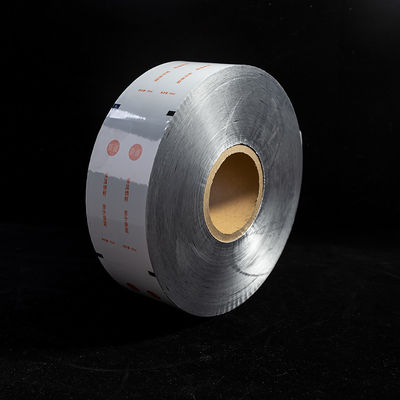GRS BRC Warna Cetak Food Grade Aluminium Foil Composite Roll Film Untuk Tea Snack Packaging