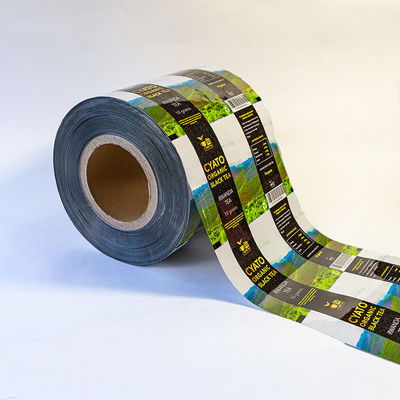 Makanan Aluminium Foil Komposit Roll Film Color Printing Tea Snack Automatic Packaging Roll Film