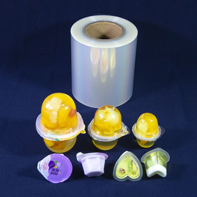 Custom Logo Easy Dairy Peelable Lidding Film Film poliester