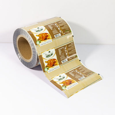 Custom Bau atap High Barrier Automatic Packaging Roll Film Mylar Aluminium Foil Film