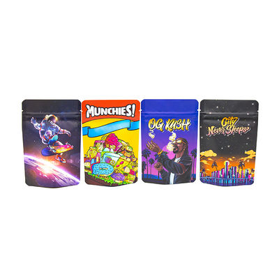 Custom Child Resistant Mylar Bags Food Grade Mylar Bags Obat-obatan