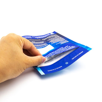 Tas Kemasan Zipper Anti-Anak Tiga Sisi Produsen Khusus Vmopp+Pet+Pe Plastik Komposit Bag