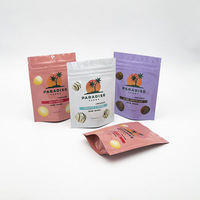 Tas Mylar Tahan Bau Anak Custom 1/4 Oz hingga 2 Oz Ukuran Tersedia