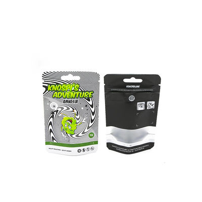 3.5g 7g Tas Ritsleting Tahan Anak Tas Mylar Tembakau Khusus