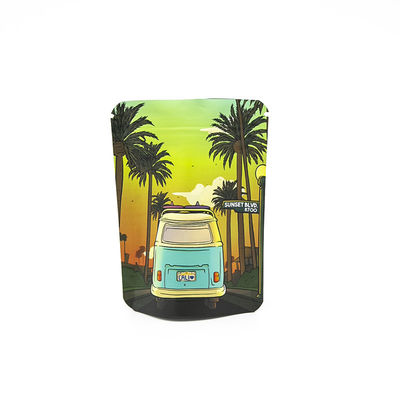 Kelembaban Proof Daun Tembakau Aluminium Foil Bau Proof Bag Child Resistance Bag Zipper Mylar Bag