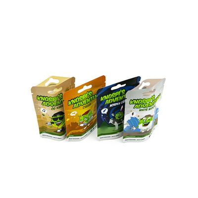 Aluminium Foil Doypack Colorful Printing Custom Resealable Stand Up Smell Proof Zipper Mylar Packaging Bag Bag