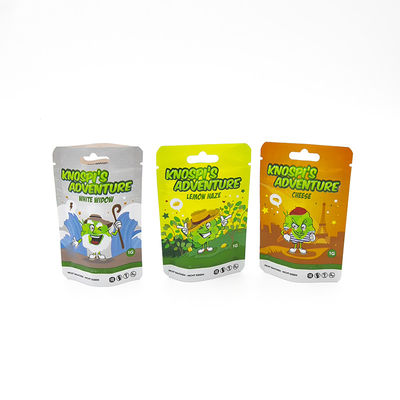 Custom Logo Mylar Printed Resistant Bau Zipper Bags Food Grade Packaging Bags