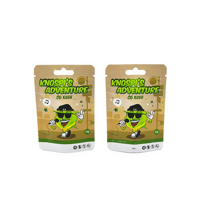 Bau-Buktinya Food-Grade Packaging Zip Lock Cigar Shisha Naswar Storage Berdiri Kantong Tembakau Kantong Dengan Logo Anda