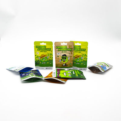 Kantong Zipper Tahan Anak Disesuaikan Untuk Tembakau - High Barrier Mylar Packaging