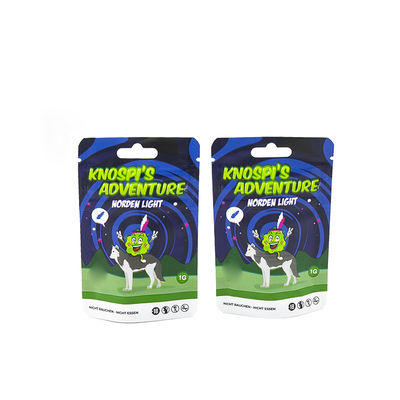 Desain Custom Packaging Laminasi Mylar Tembakau Wapper Plastik Stand Zipper Bag