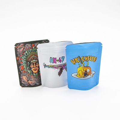 Customisable Fruity Aroma Standing Zipper Mylar Cigar / Tembakau Tas Dengan Desain Plastik Reselable