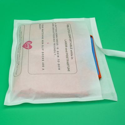 Custom Daur Ulang Adhesive Strip Bags Pakaian Perawatan Kulit Patch Packaging Biodegradable Glassine Paper Bags