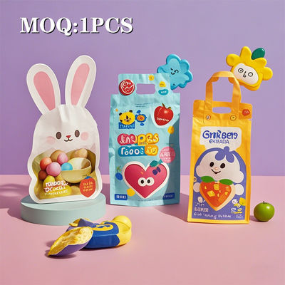 Anak tahan Mylar Zipper Tas Untuk Rumput Dengan Die Cut Desain Untuk Pelestarian