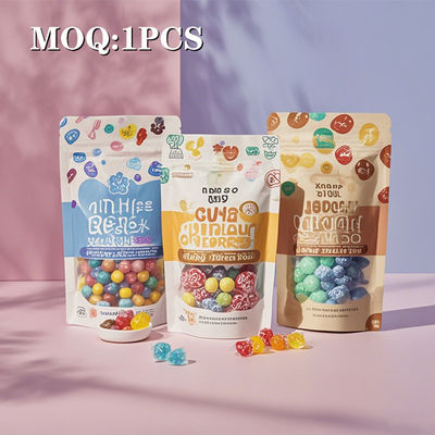 Kantong Kemasan Makanan Aman Dan Ketahanan Udara Untuk Tanaman Hias Bahan-bahan Berkualitas Makanan Pilihan Jendela Jelas