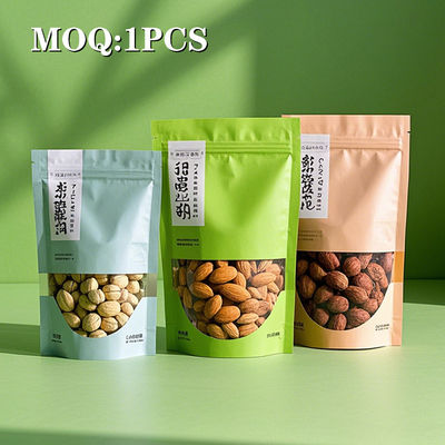 China Produsen Warna Mewah Cetak Kantong Plastik Packing Custom Die Cut Desain Kantong Makanan Dengan Logo Anda Sendiri