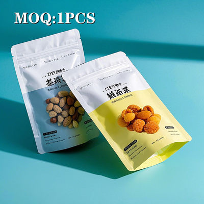 Disesuaikan 100pcs 500pcs Low Moq Zipper Lock Mylar Bags Food Packaging Digital Printing 3.5g Mylar Bag