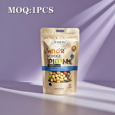 Kelembaban-Buktinya Custom Ketebalan Food Grade Stand Up Pouch untuk Gummy dan M Bean Packaging Bags