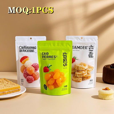 Custom Printed 7g 14g 28g Holographic Special Shape Die Cut Mylar Bags 3.5g Cali Pack Bag dengan Ziplock