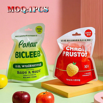 Disesuaikan grosir tahan lama makanan-grade disegel Childproof 3.5g Die-Cut Mylar Bags Untuk permen karet