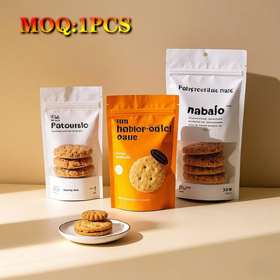 Custom Printed Ziplock Laminated Food Candy Snack Nuts Coffee Packaging Mylar Bag Wholesale Stand Up Bag dengan Zipper