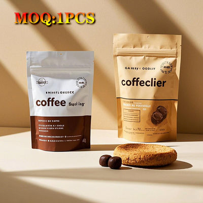 Custom Digital Printing Daur Ulang Komposit Stand Up Bag Benih Bumbu Kemasan Mylar Bag Dengan Ziplock Zipper Window