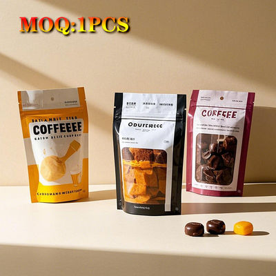 Disesuaikan dicetak baru Hot Stamping Stand-Up Bags Aluminium Foil Bau Proof Plastik Kemasan Mylar Zip Lock Bags