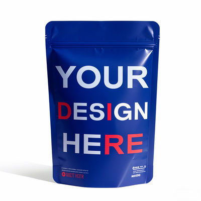 Tas Kantong Stand-up yang Disesuaikan dengan Aluminium Foil Kemasan Kunci Zip Mylar