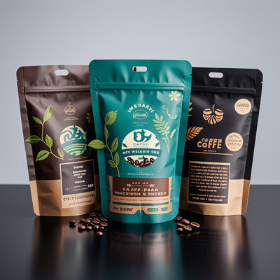 Kantong plastik yang dapat disesuaikan untuk kemasan makanan dengan kunci zip dan pencetakan logo