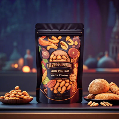 Kantong Komposisi Buktinya Kelembaban Bangun Kantong Kemasan Makanan Untuk Makanan ringan & Kue Grosir