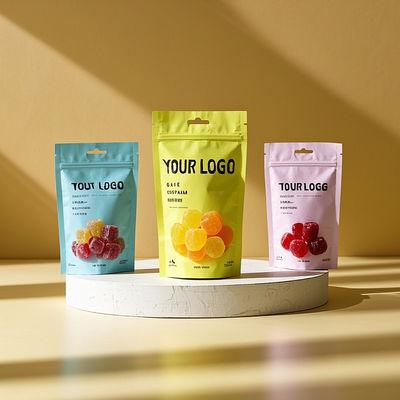 Wholesale Food Packaging Bags Plastic Composite Flat Pouch for Rice Flour Snacks Heat Sealable Moisture Proof Low MOQ