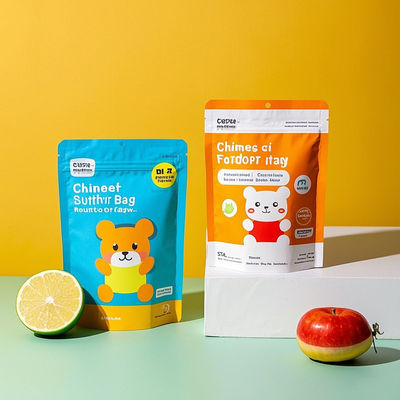 Zipper Child Resistant Bags Wholesaler Secure Closure Biodegradable Pouches For Food Factory Direct