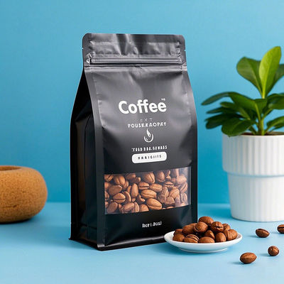 Premium Makanan Aman Delapan Sisi Penutup Datar Bagian Bawah Tas Waterproof & dapat digunakan kembali