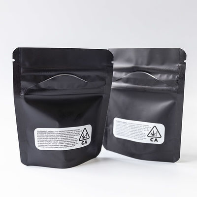 Kantong Ritsleting Tahan Anak FDA Mematuhi Bahan PE Berkualitas Makanan Ukuran Khusus Pencetakan