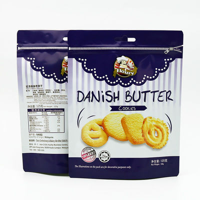 Kantong kemasan makanan ramah lingkungan untuk makanan ringan & barang kering FDA Disetujui SGS Disertifikasi