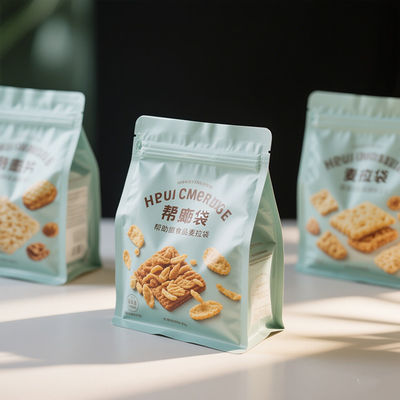 FDA-Sertifikasi Foil Kantong Dengan Desgasing Valve Konservasi Aroma Kopi & Crunchy Kacang