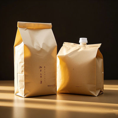 Kantong Kopi Vacuum Multi-Layer Segel kedap udara 99% Menghalangi Cahaya Untuk Roasters