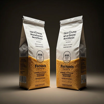 Kunci ZIP yang dapat ditutup kembali + Kantong Kemasan Makanan Bahan Daur Ulang Model Bisnis Zero Waste