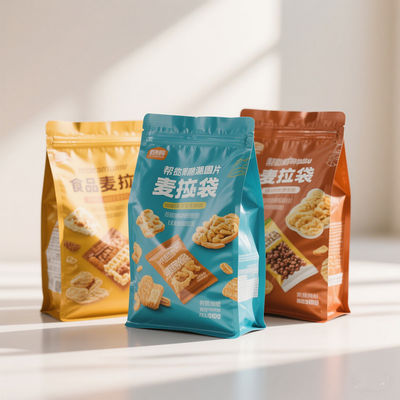 Kode QR dapat dilacak Tas Mylar Laser Ukiran Merek + Bahan Daur Ulang