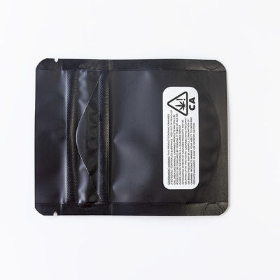 Custom Child Resistant Mylar Bag Wholesale Tamper Proof Zipper FDA Compliant Waterproof Digunakan Lagi