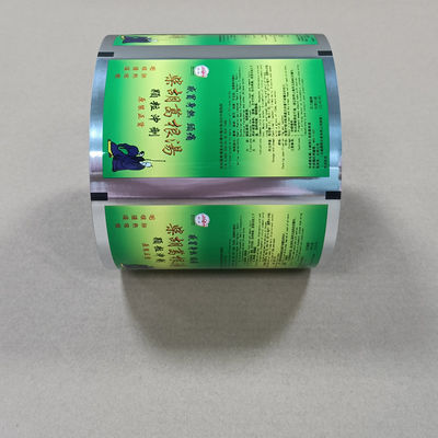 Granule Packaging Film Roll Laminasi Komposit Kekuatan Tinggi Buktinya Kelembaban Ukuran Khusus Untuk Pertanian / Kimia / Industri Makanan