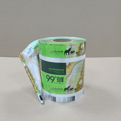 Film kemasan PET bercahaya tinggi Struktur komposit multi-lapisan Waterproof & Heat Sealable Ukuran khusus untuk penggunaan makanan / farmasi / industri