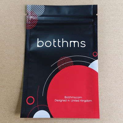 Kantong Komposit Stand Up Ziplock yang Dapat Digunakan Lagi untuk Kemasan Barrier Kopi/Teh, Oksigen & Cahaya