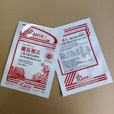 Tear Open Fertilizer Bags Heavy Duty UV-Resistant Bulk Packaging untuk Pertanian 25kg 50kg